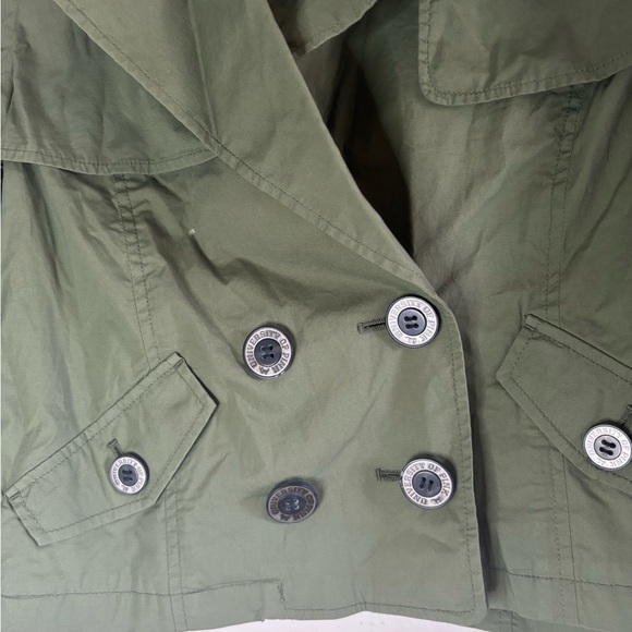 Victoria's Secret Olive Trench Coat - Picture 4 of 7